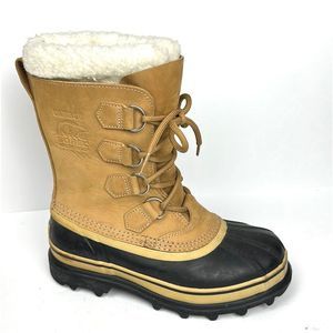 Sorel Women's Tan and Black Winter Boots
